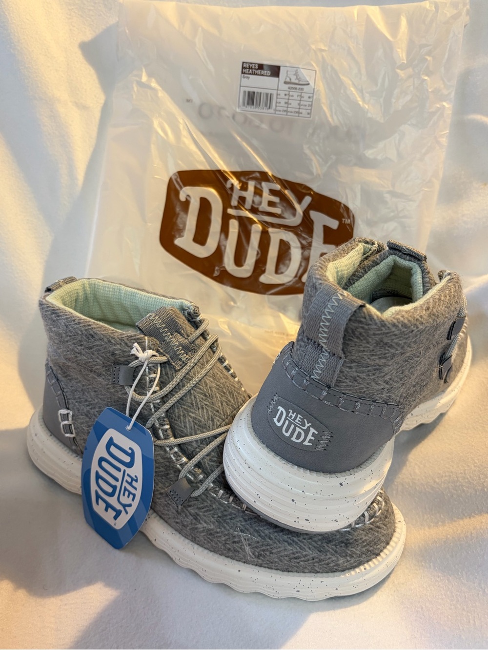 Hey Dude Women’s Reyes Heathered Bootie in Gray